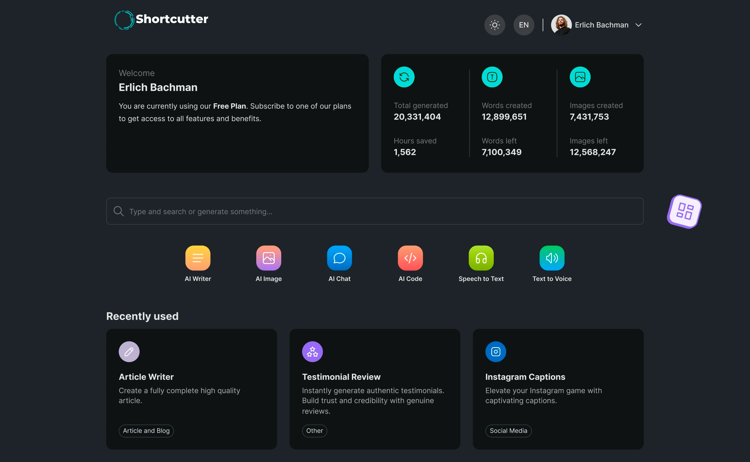 Application preview